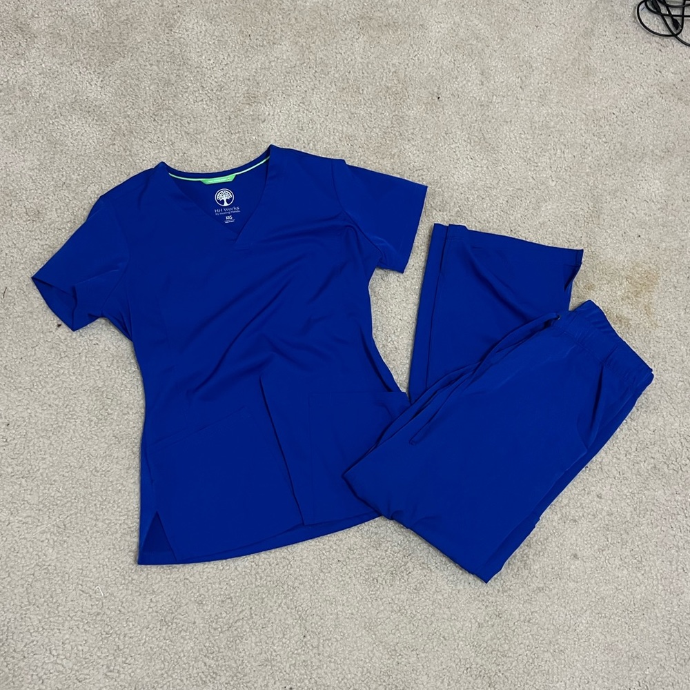 galaxy blue scrubs